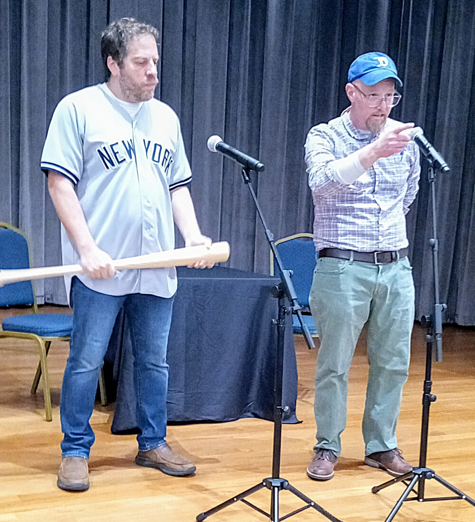 2 by two actors stage